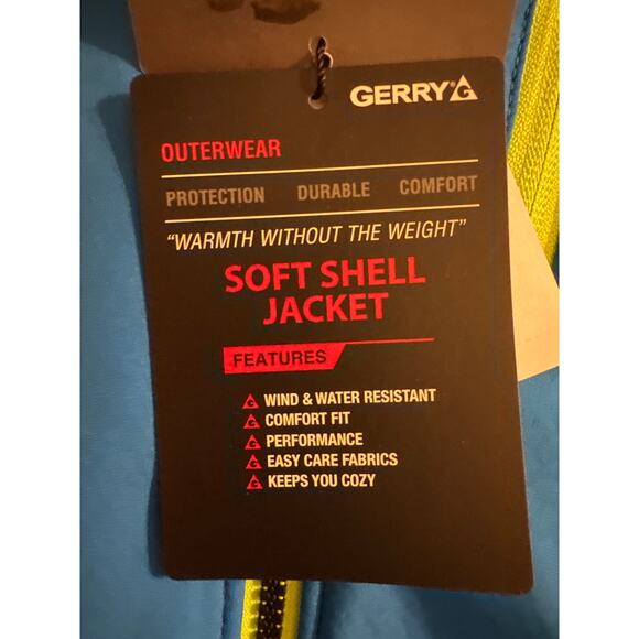 Gerry Boys' Falcon Softshell Jacket Midweight Size Medium Water/WindResistantNew - Picture 6 of 8